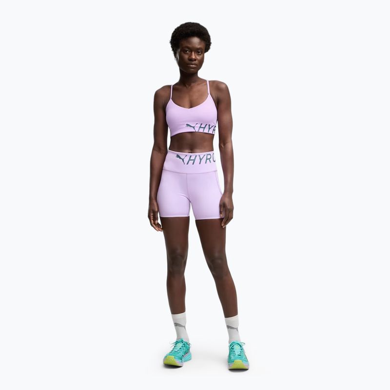 PUMA x HYROX Strappy Pwrmode Light Violet Training Bra 3