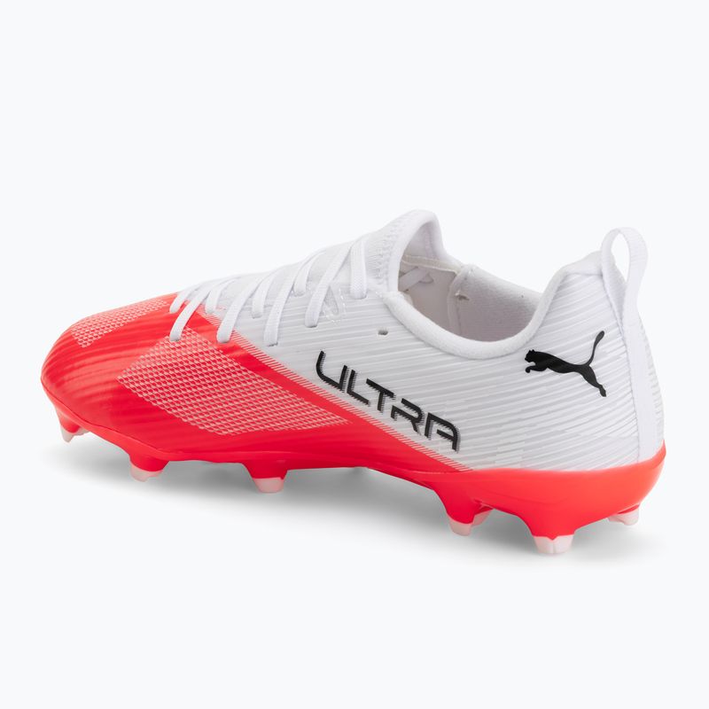 Children's football boots PUMA Ultra 7 Match FG/AG Jr ultra red/puma black/puma white 3