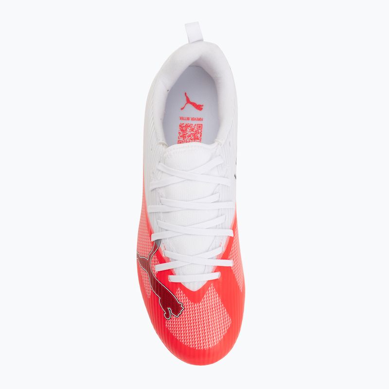 Children's football boots PUMA Ultra 7 Match FG/AG Jr ultra red/puma black/puma white 5