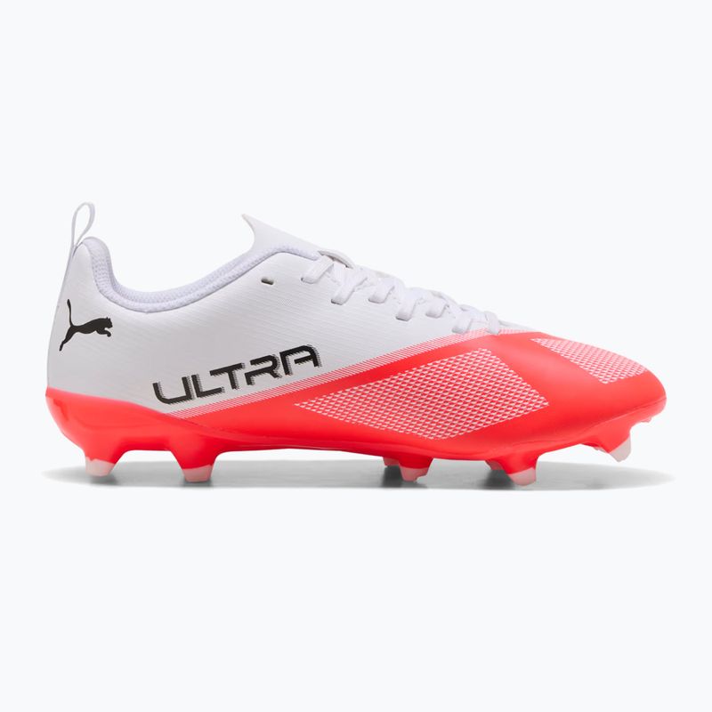 Children's football boots Puma Ultra 7 Play FG/AG Jr Ultra Red/Puma Black/Puma White 2