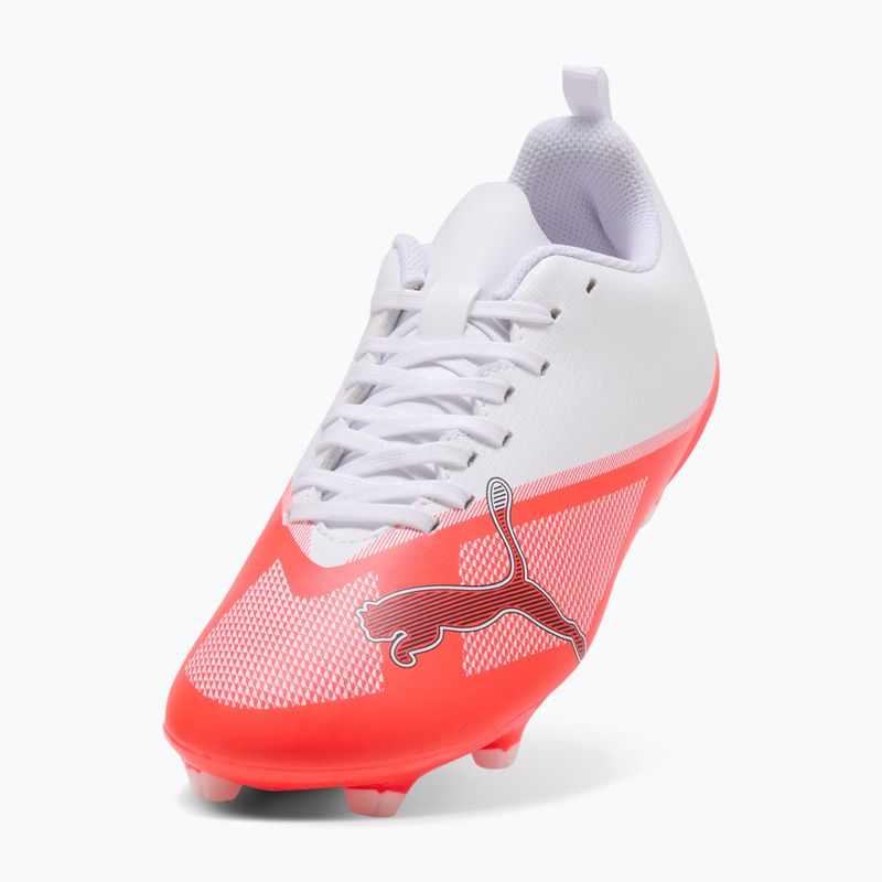 Children's football boots Puma Ultra 7 Play FG/AG Jr Ultra Red/Puma Black/Puma White 4