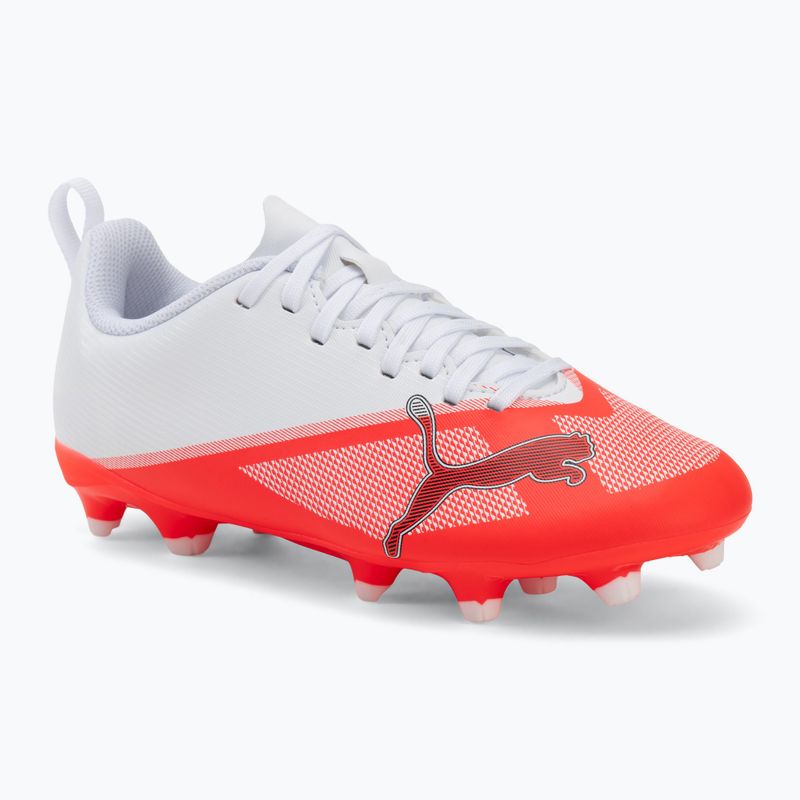 Children's football boots Puma Ultra 7 Play FG/AG Jr Ultra Red/Puma Black/Puma White