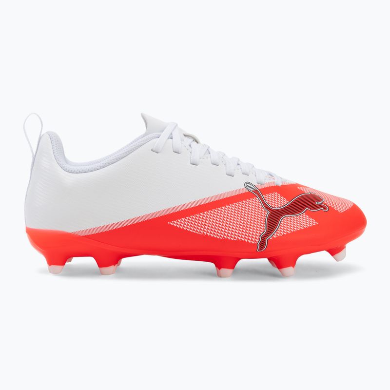 Children's football boots Puma Ultra 7 Play FG/AG Jr Ultra Red/Puma Black/Puma White 2