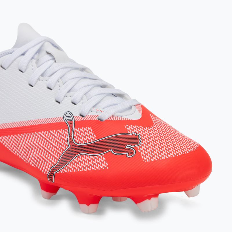 Children's football boots Puma Ultra 7 Play FG/AG Jr Ultra Red/Puma Black/Puma White 7
