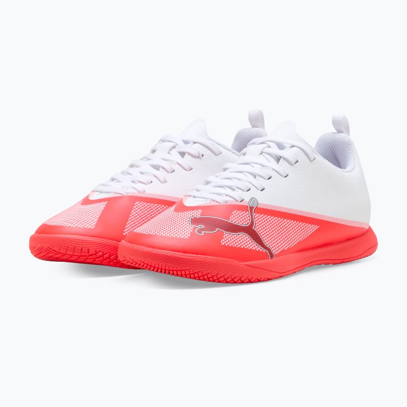 Children's football boots Puma Ultra 7 Play IT Jr Ultra Red/Puma Black/Puma White 3