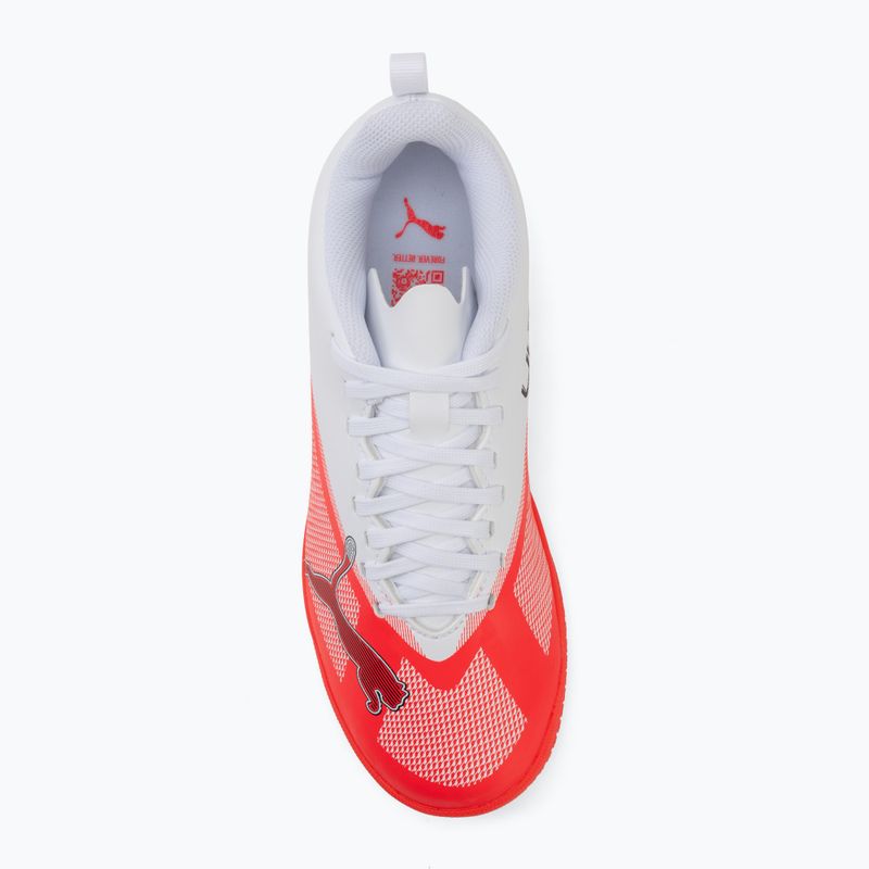 Children's football boots Puma Ultra 7 Play IT Jr Ultra Red/Puma Black/Puma White 5