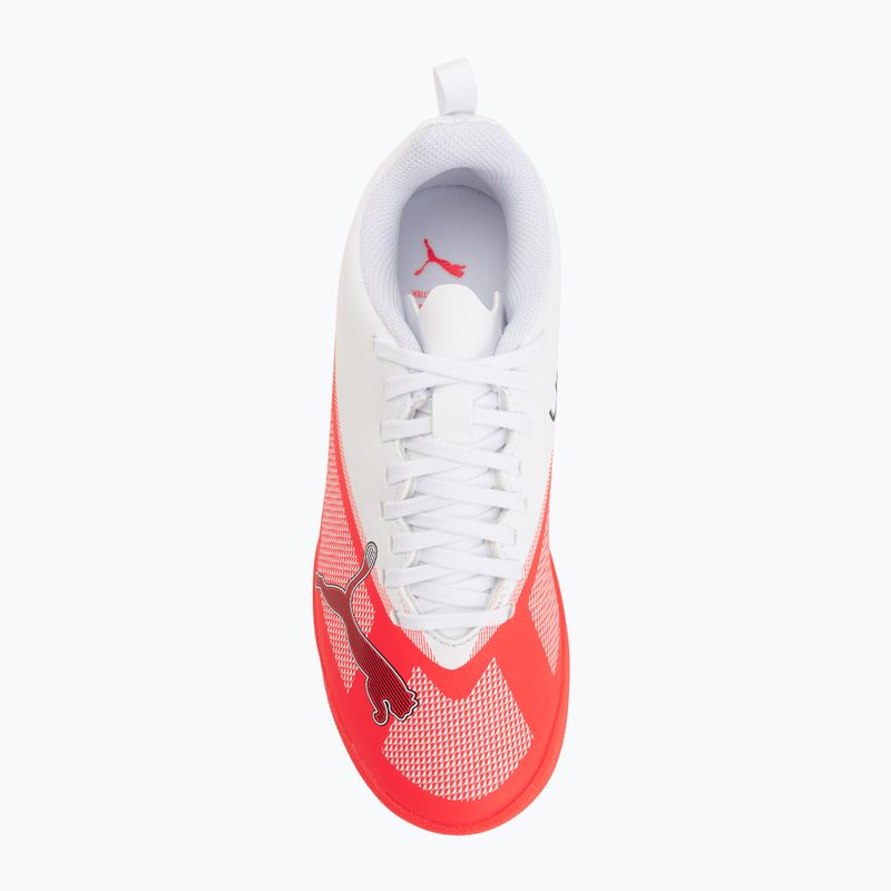 Children's football boots PUMA Ultra 7 Play TT Jr ultra red/puma black/puma white 5