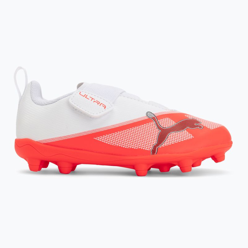 Children's football boots PUMA Ultra 7 Play V FG/AG RB Jr ultra red/puma black/puma white 2