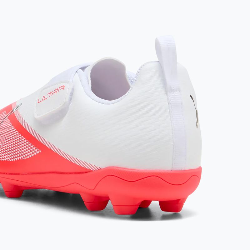 Children's football boots PUMA Ultra 7 Play V FG/AG RB Jr ultra red/puma black/puma white 6