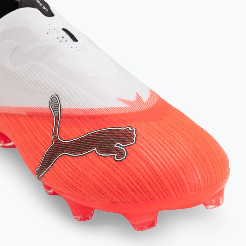 Children's football boots PUMA Ultra Nitro 7 Ultimate LL FG/AG Jr ultra red/puma black/puma white 7