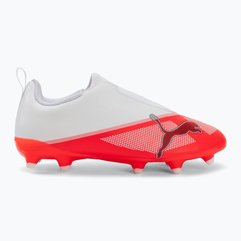 Children's football boots Puma Ultra 7 Play LL FG/AG Jr Ultra Red/Puma Black/Puma White 2