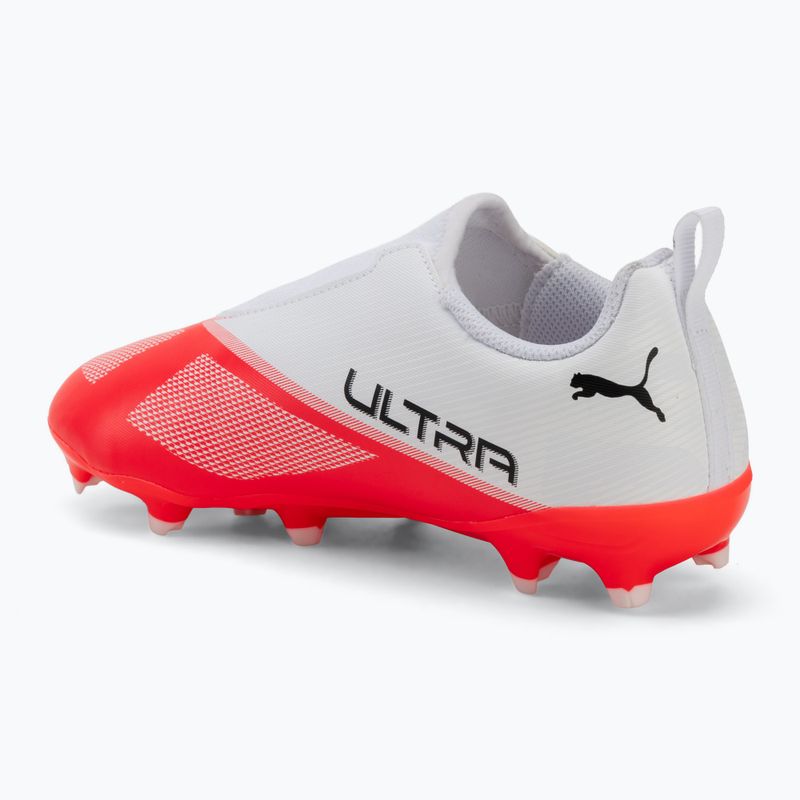 Children's football boots Puma Ultra 7 Play LL FG/AG Jr Ultra Red/Puma Black/Puma White 3