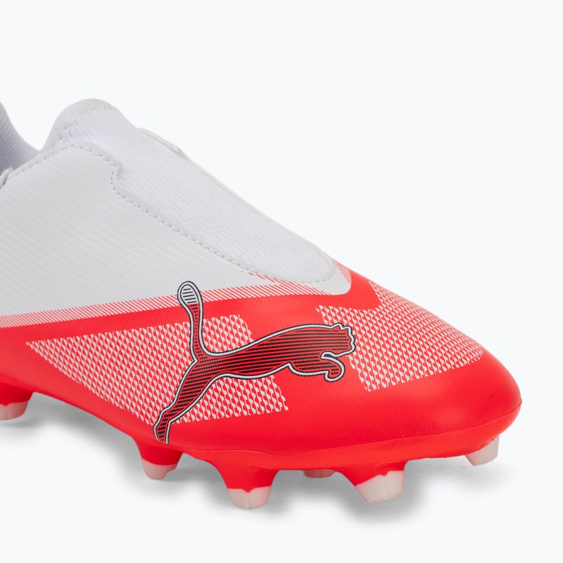 Children's football boots Puma Ultra 7 Play LL FG/AG Jr Ultra Red/Puma Black/Puma White 7