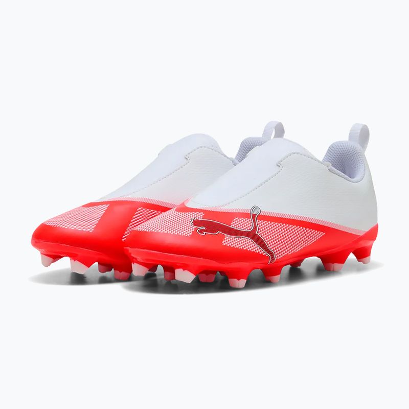 Children's football boots Puma Ultra 7 Play LL FG/AG Jr Ultra Red/Puma Black/Puma White 3