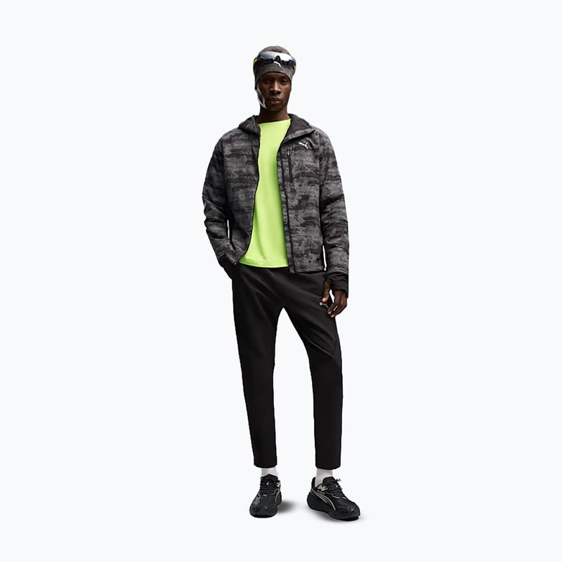 Men's running jacket PUMA Run Brightstride AOP Primaloft puma black 2
