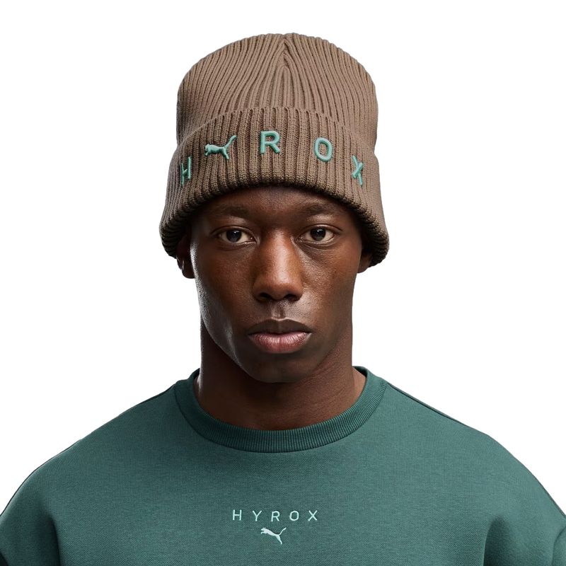 PUMA x HYROX Mid Crown Winter Beanie mouse grey 4