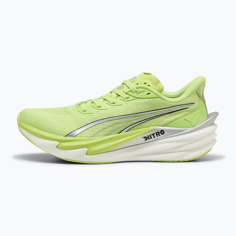 Women's running shoes PUMA Deviate Nitro 4 sunny lime/puma silver