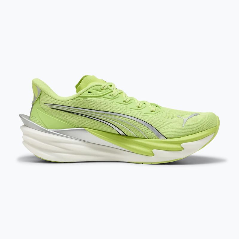 Women's running shoes PUMA Deviate Nitro 4 sunny lime/puma silver 2