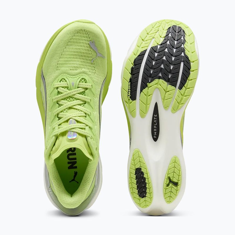 Women's running shoes PUMA Deviate Nitro 4 sunny lime/puma silver 4