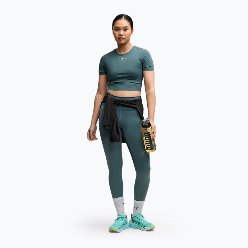 Women's training shirt Puma Hyrox Pwrmode Crop herb garden 2