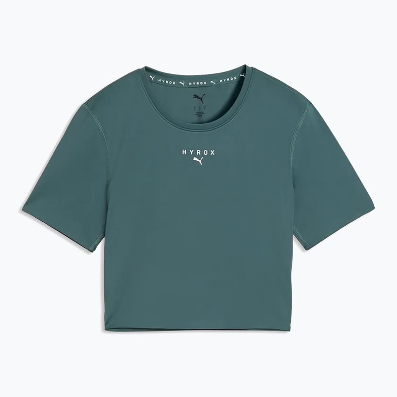 Women's training T-shirt PUMA x HYROX Pwrmode Crop herb garden 4