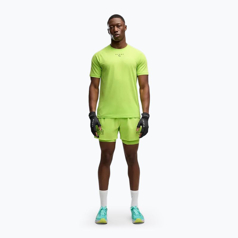 Men's training T-shirt PUMA x HYROX Pwrmode sunny lime 2