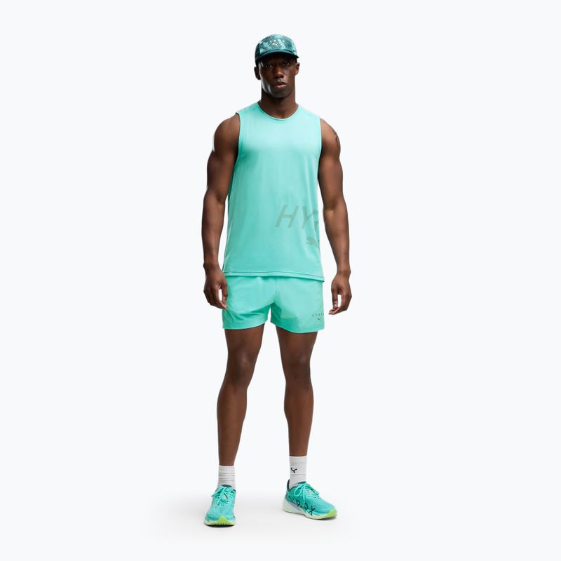 Men's training shirt Puma Hyrx Pwrmode Training Tank intense turquise 2