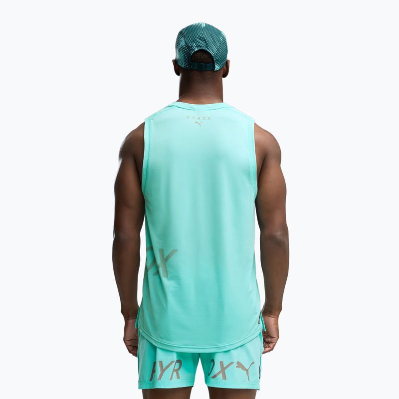 Men's training shirt Puma Hyrx Pwrmode Training Tank intense turquise 3