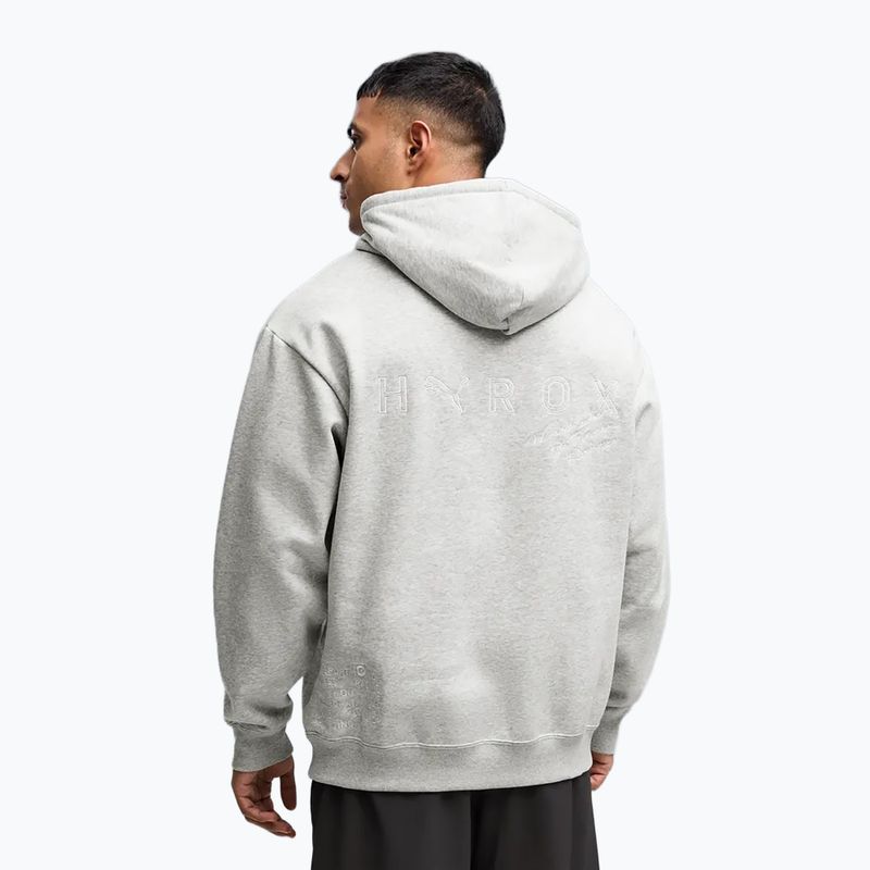 Men's sweatshirt Puma Hyrox Heavyweight Hoodie light grey 3