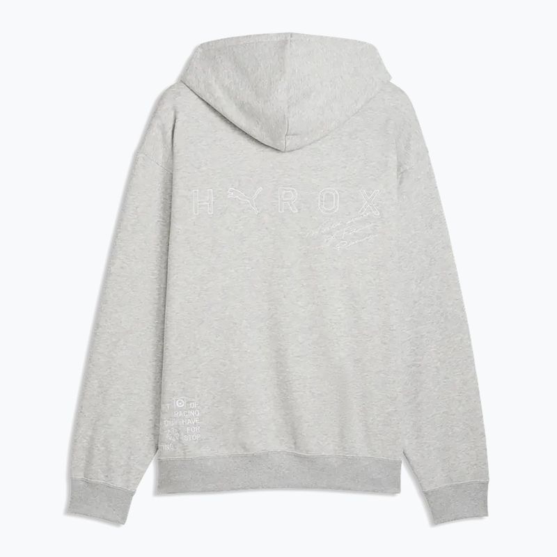 Men's sweatshirt Puma Hyrox Heavyweight Hoodie light grey 5