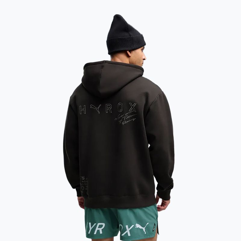 Men's sweatshirt PUMA x HYROX Heavyweight Hoodie puma black 3