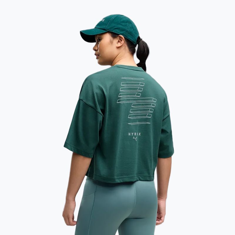 Women's training T-shirt PUMA x HYROX Cropped Lifestyle herb garden 3