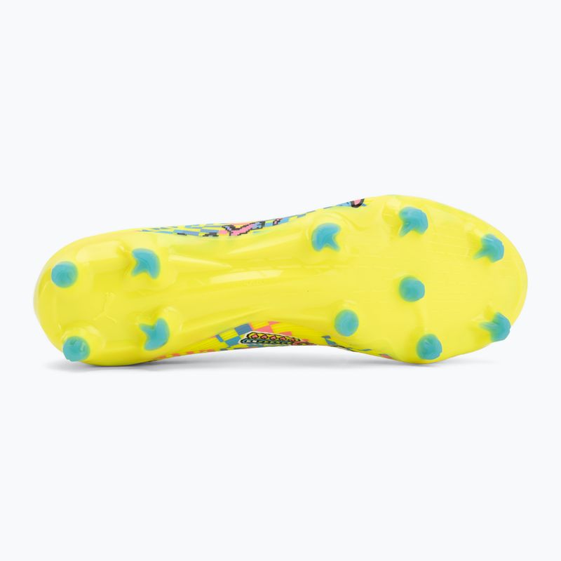Football boots PUMA Ultra Nitro 7 Match Advanced Level FG/AG puma white/blue glimmer/pink glimmer/yellow alert 4