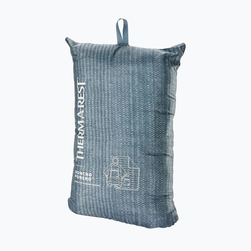 Therm-a-Rest hiking cape Honcho blue woven print 6