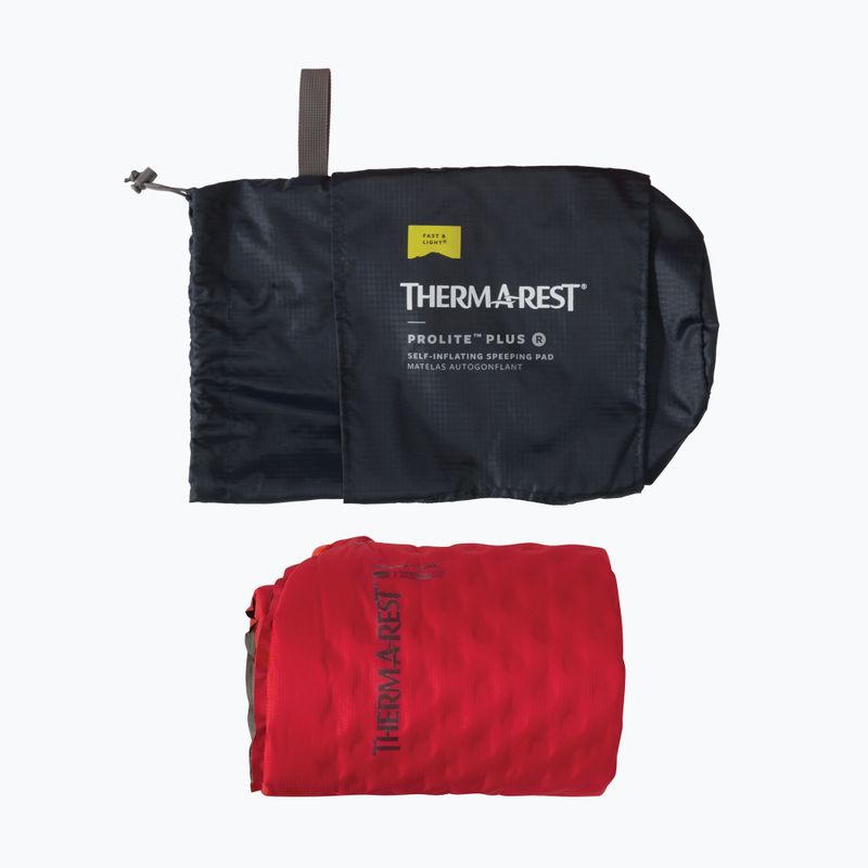 Therm-a-Rest ProLite Plus R cayenne self-inflating mat 3