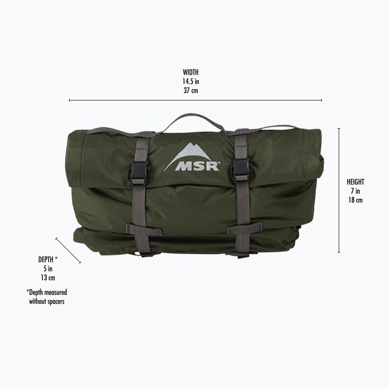 MSR Hubba Hubba Bikepack 2 person trekking tent green 16