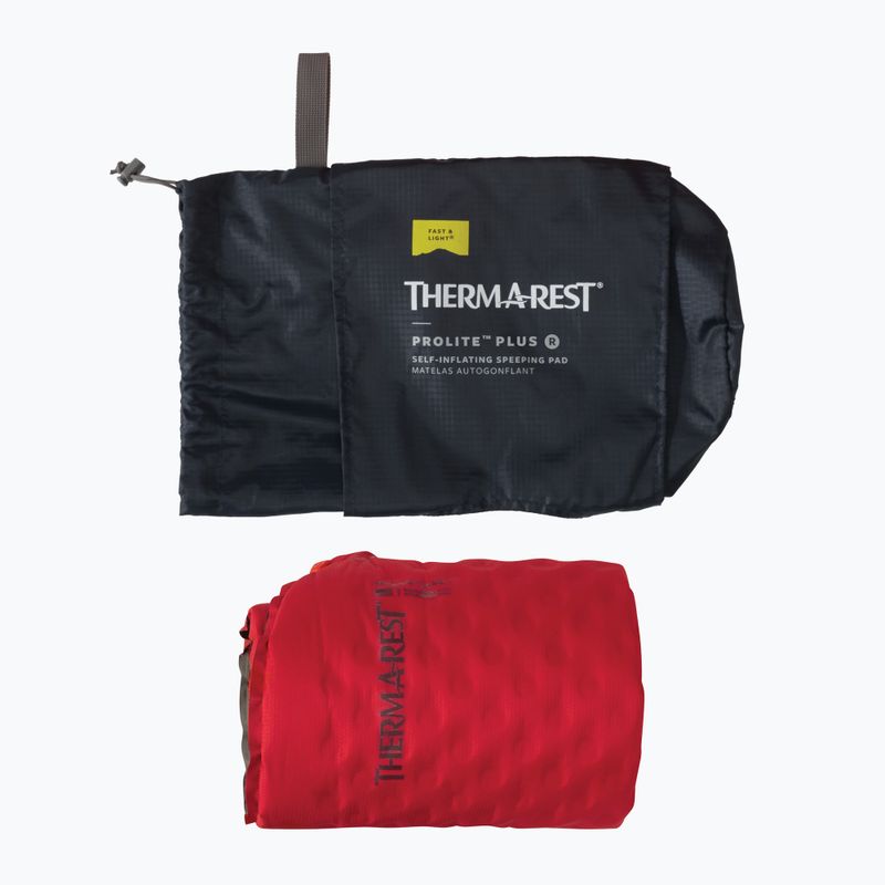 Therm-A-Rest ProLite Plus R cayenne self-inflating mat 4