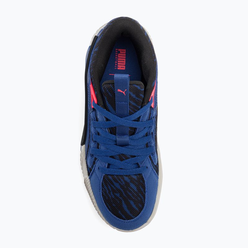 Men's basketball shoes PUMA Court Rider Chaos Clydes Closet clyde royal/harbor mist/puma black/fire orchid 6