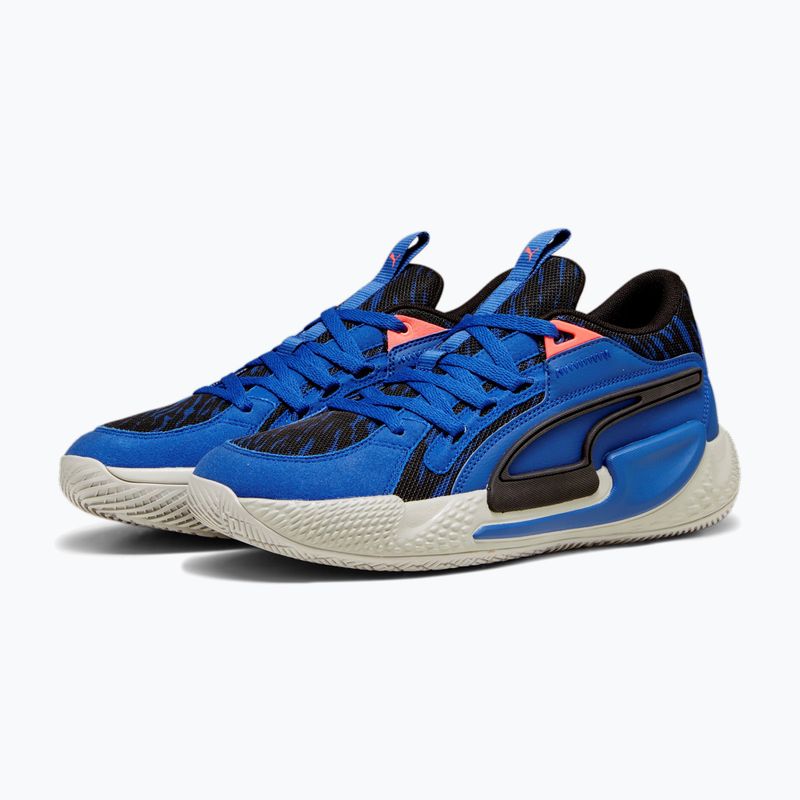 Men's basketball shoes PUMA Court Rider Chaos Clydes Closet clyde royal/harbor mist/puma black/fire orchid 9