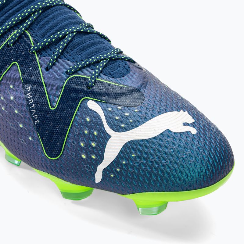 PUMA Ultimate FG/AG men's football boots persian blue/puma white/pro green 7