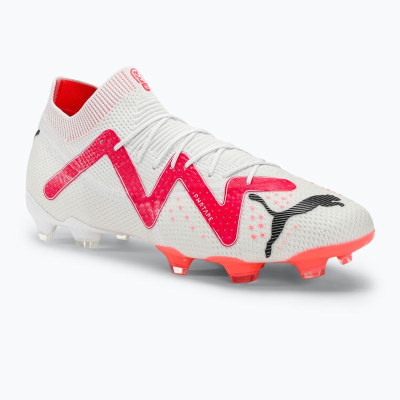 PUMA Ultimate FG/AG men's football boots puma white/puma black/fire orchid