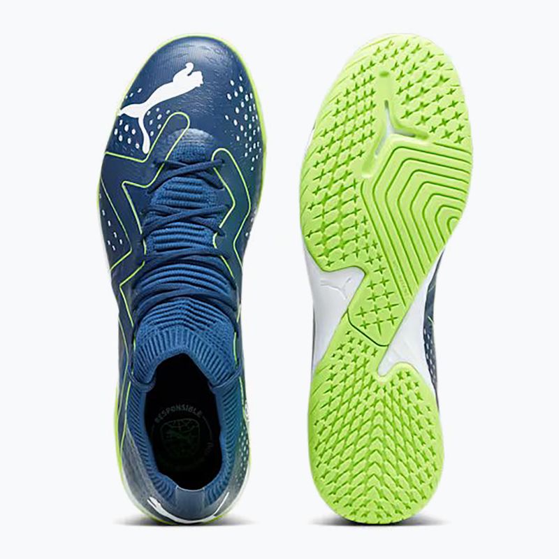 PUMA Future Match IT men's football boots persian blue/puma white/pro green 10