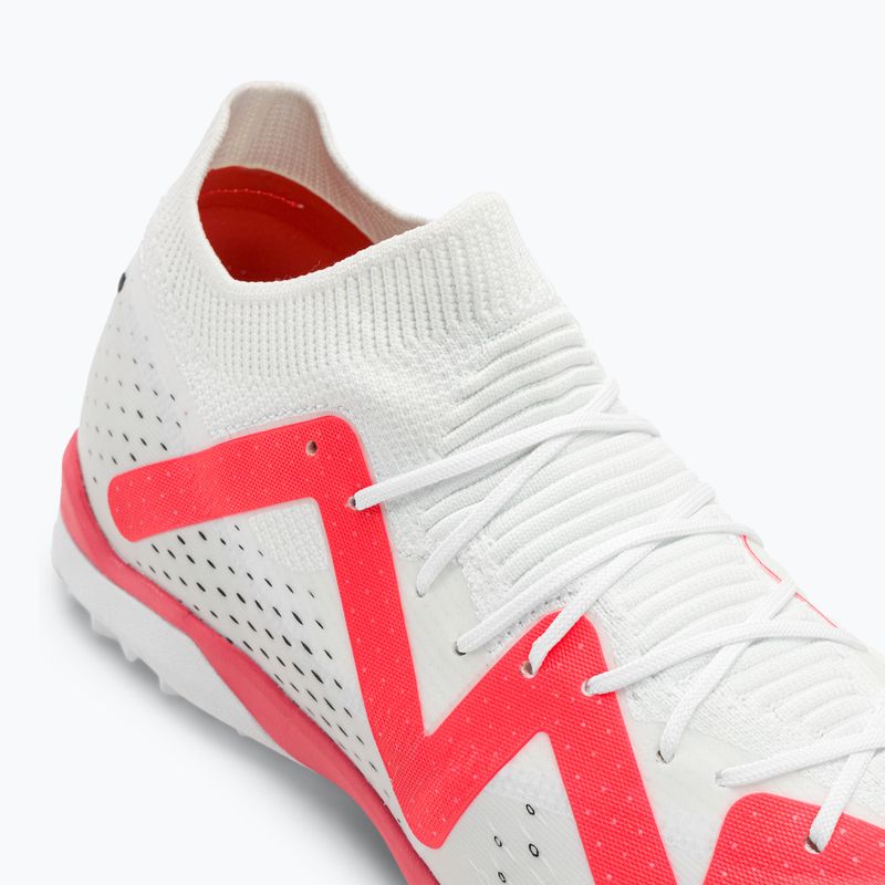 PUMA Future Match TT men's football boots puma white/puma black/fire orchid 8