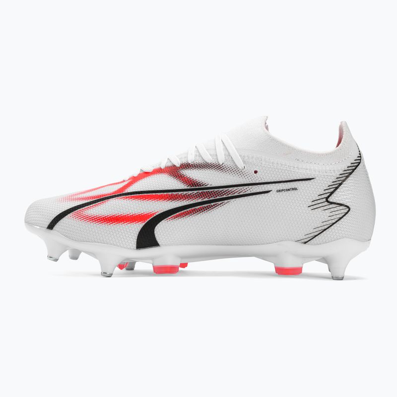 Men's PUMA Ultra Match MXSG football boots puma white/puma black/fire orchid 10