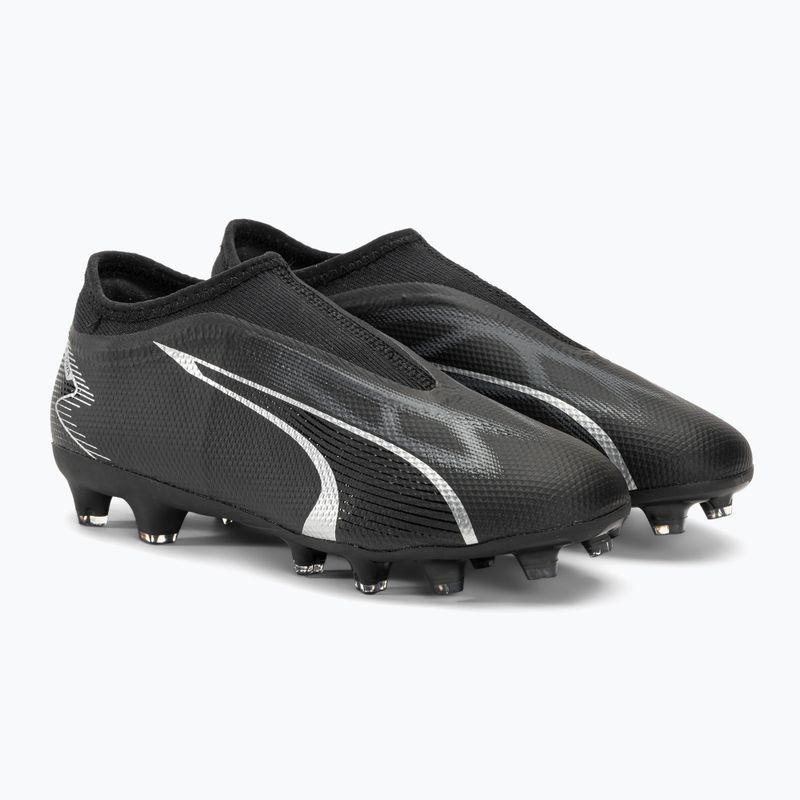 PUMA Ultra Match Ll FG/AG Jr children's football boots puma black/asphalt 4