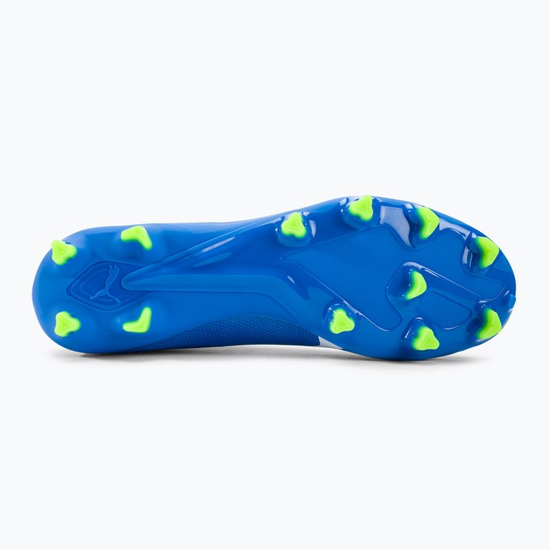 PUMA men's football boots Ultra Match+ Ll FG/AG ultra blue/puma white/pro green 5