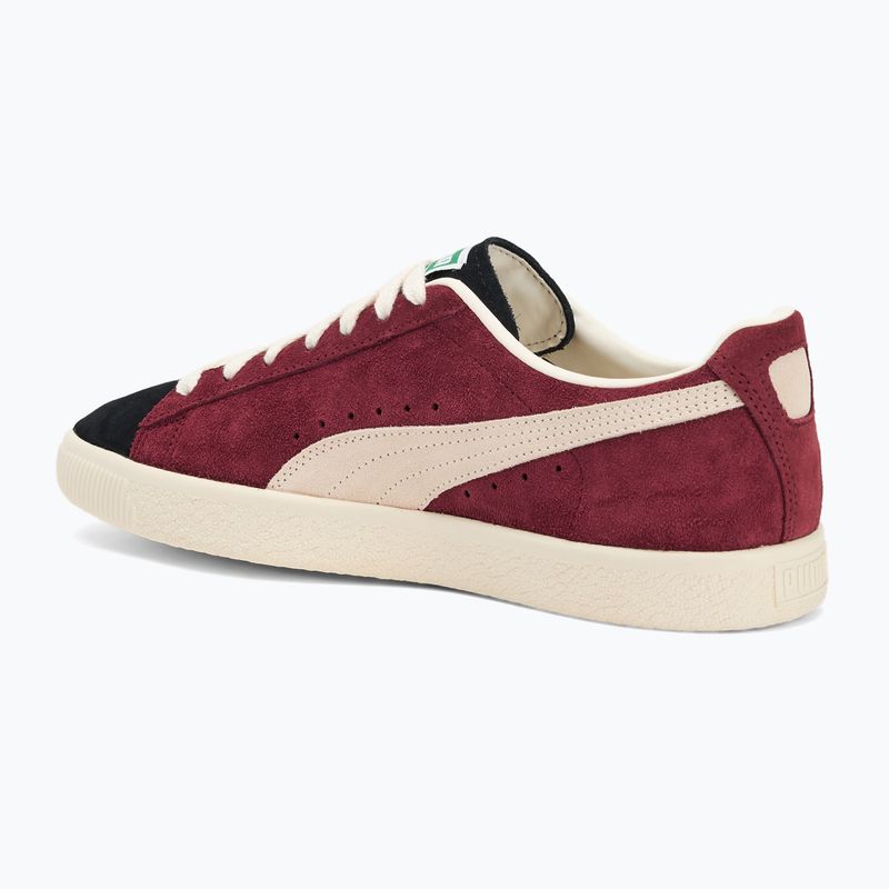 PUMA Clyde OG men's shoes dark jasper/frosted ivory 3