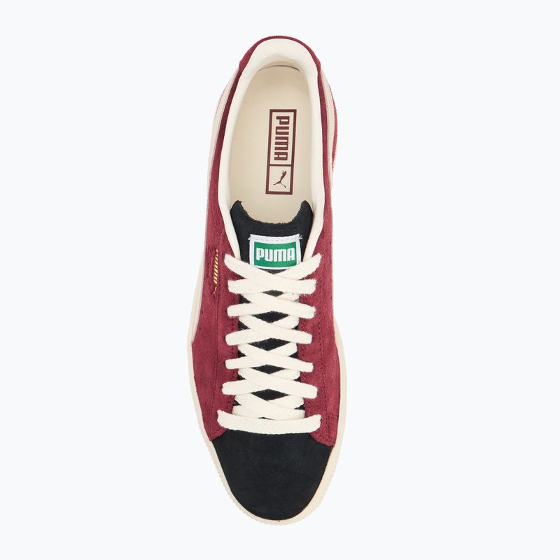 PUMA Clyde OG men's shoes dark jasper/frosted ivory 5