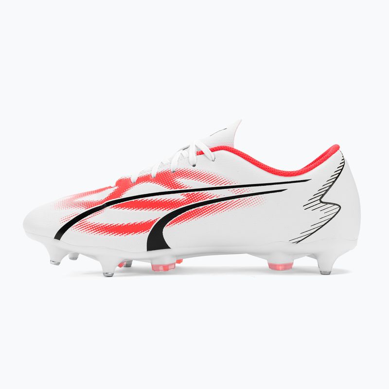 Men's PUMA Ultra Play MXSG football boots puma white/puma black/fire orchid 10