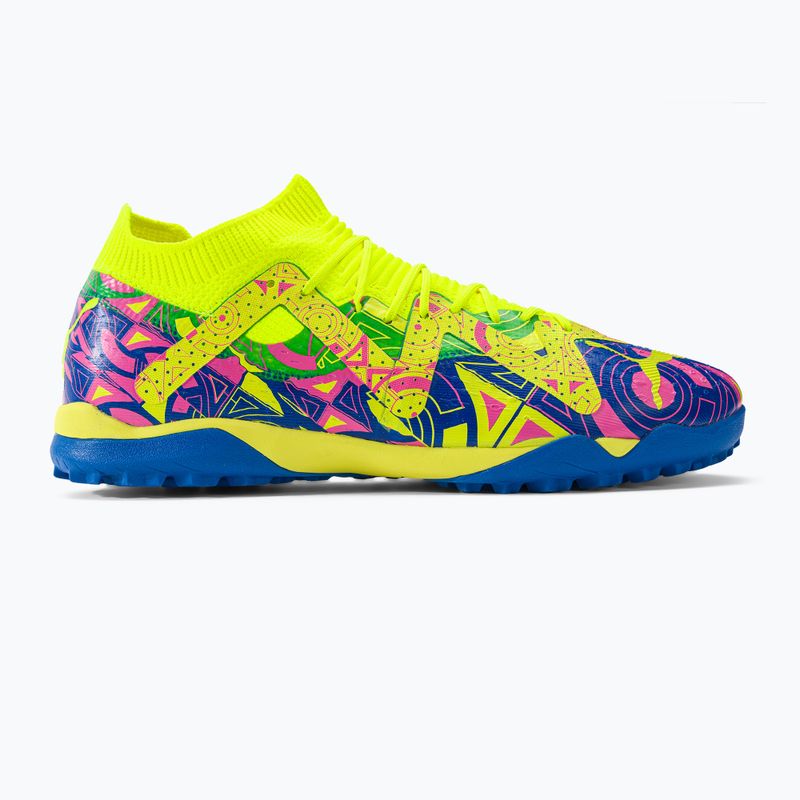 PUMA Future Match Energy TT men's football boots ultra blue/yellow alert/luminous pink 2